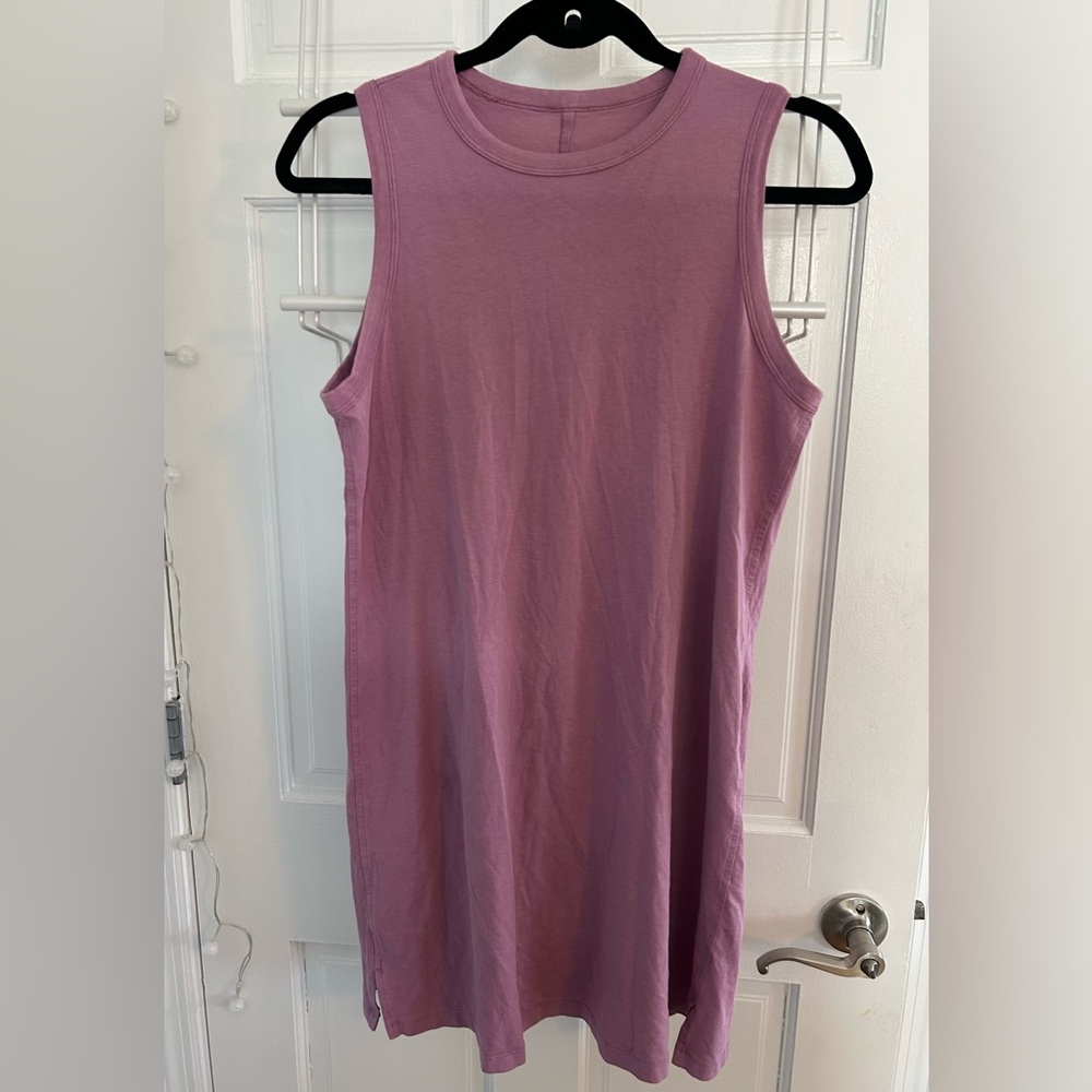lululemon athletica Classic Fit Cotton Blend Dress - Velvet Dust